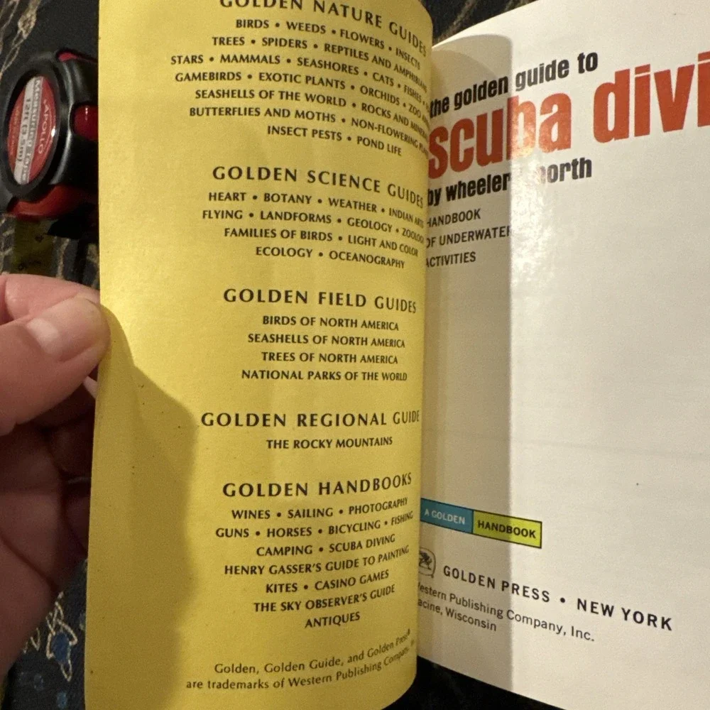 The Golden Guide to Scuba Diving by Wheeler J. North 1968 Paperback